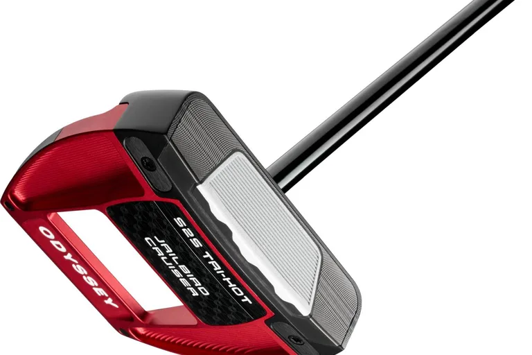 Odyssey Square 2 Square Tri-Hot Jailbird Cruiser Straight Neck Putter - Red/Black - Højre - Str. 38" - Odyssey S2S Tri-Hot Cruiser (2026) Standard Rød/Sort