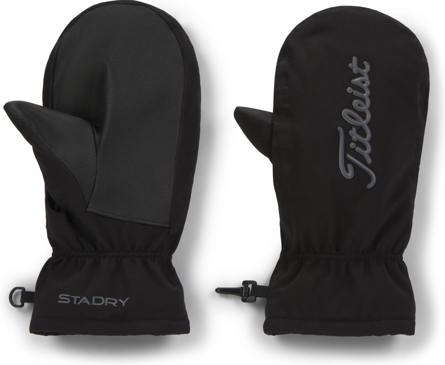 Titleist StaDry Cart Mitts Herre Luffer - Black/Charcoal - Par - Str. Onesize