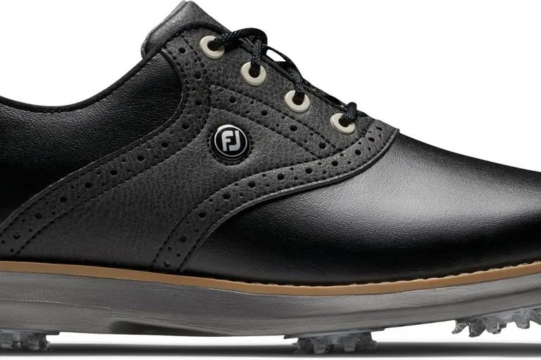 FootJoy Traditions Vandtætte Dame Golfsko Med Spikes - Black - Str. 38 Normal