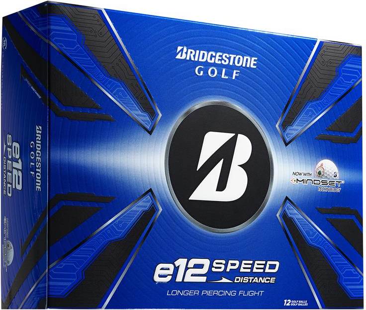 Bridgestone E12 Speed Golfbolde - White
