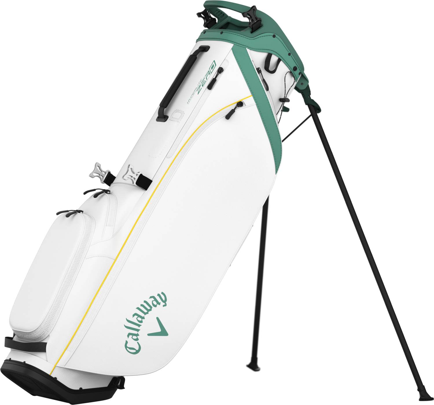 Callaway Hyperlite Zero (2025) Herre Bærebag - White/Green/Golden Rod