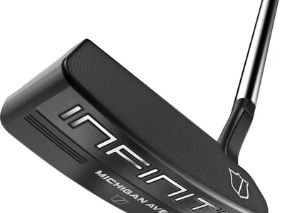 Wilson Staff Infinite Mich Ave (2024) Slant Neck Herre Putter - Sort - Højre - Str. 34" - Wilson Staff COUNTERBALANCED (2022) Oversize Sort/Hvid/Rød