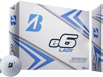 Bridgestone E6 Lady Dame Golfbolde - White