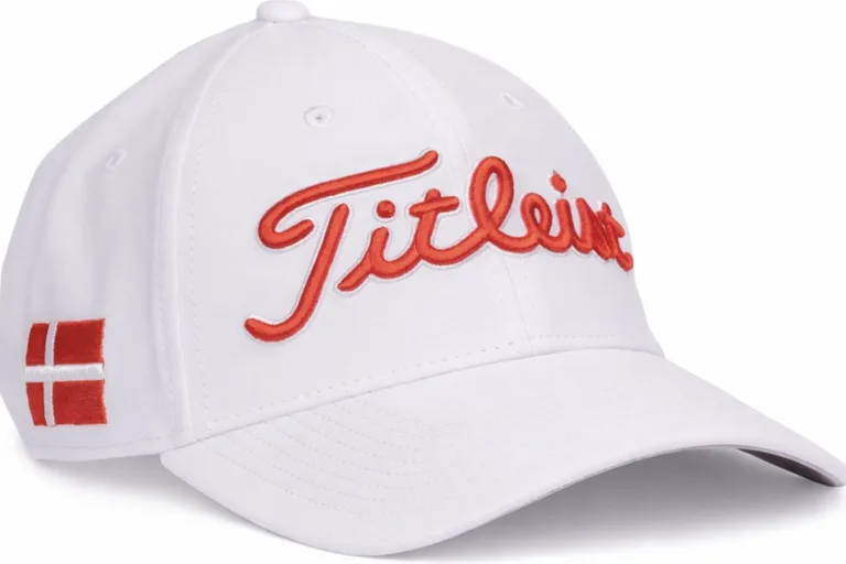 Titleist Tour Performance Danmark Herre Kasket - White/Black - Str. Justerbar