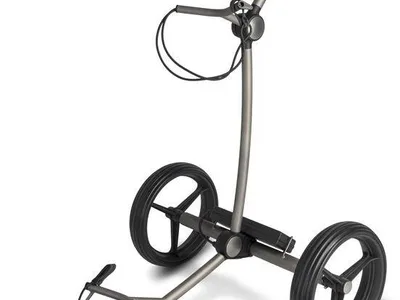Big Max Eq Titan Elektrisk golfvogn - Titanium Grey - 27 Hullers Batteri