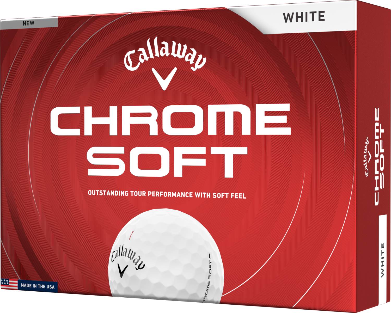 Callaway Chrome Soft (2026) Golfbolde - White