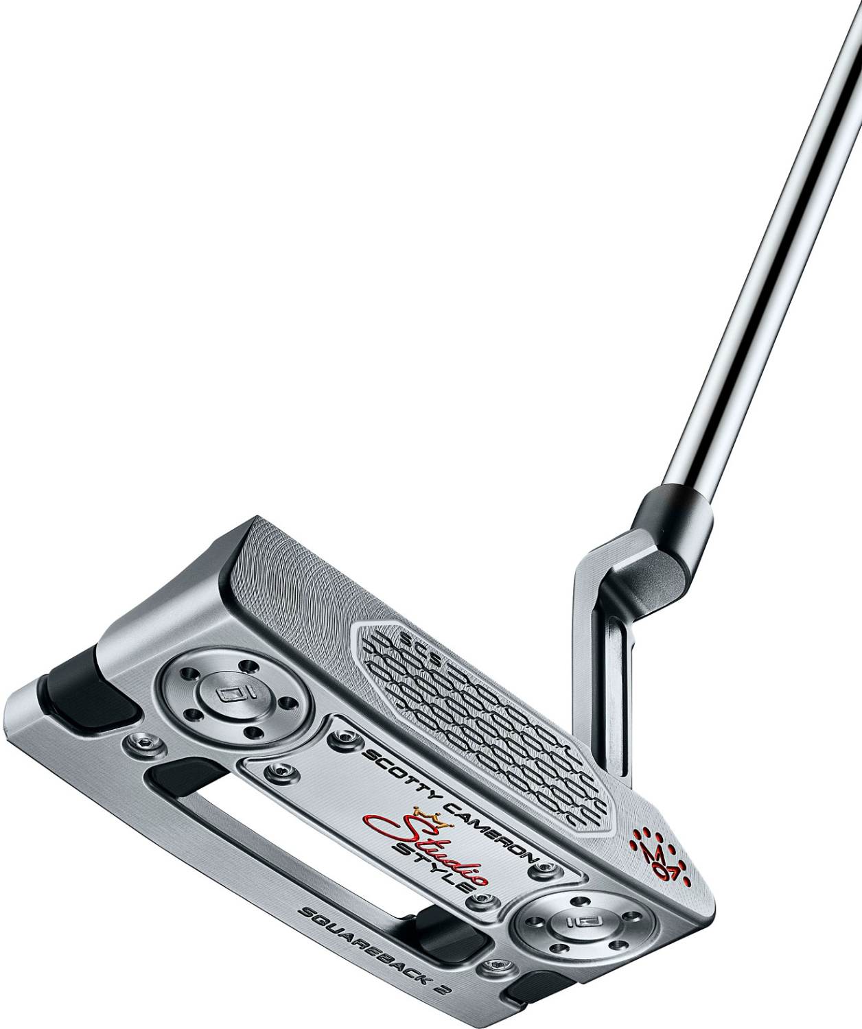 Scotty Cameron Studio Style Long Design Squareback 2 (2025) Plumber Neck Putter - Steel - Højre - Str. 38" - Scotty Cameron Full Contact Long Design (2024) Standard Sort