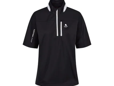 Addison Windbreaker Short Sleeve Black