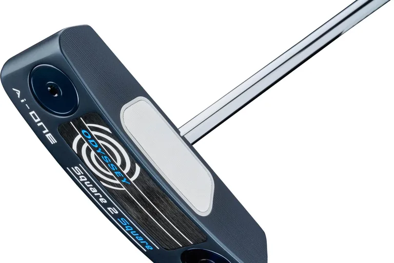 Odyssey Ai-One Square 2 Square Double Wide Cruiser CS Straight Neck Putter - Blå/Hvid - Højre - Str. 38" - Odyssey Ai-ONE Square 2 Square (2025) Oversize Hvid/Blå