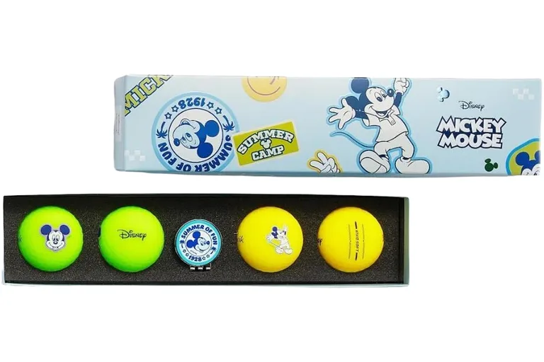 Volvik Motivbolde gavesæt Vivid Lite Mickey Mouse, hvid