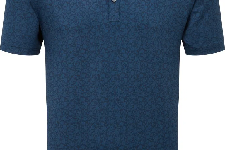 FootJoy Painted Floral Lisle Herre Poloshirt