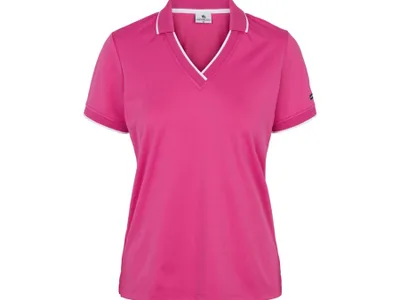 Caroline Polo Pink/white