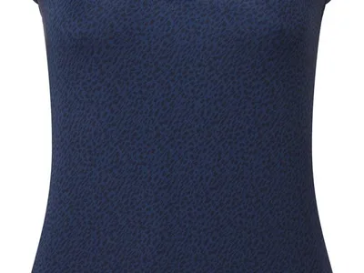 FootJoy Animal Print Cap Sleeveless Lisle Dame Poloshirt