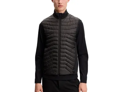 J. LINDEBERG Heyden Quilt Hybrid-vest, sort