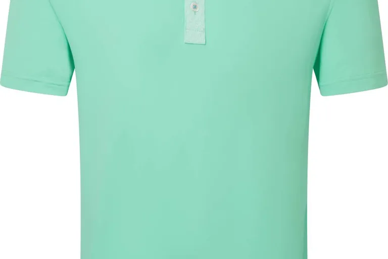 FootJoy Star Geo Trim Pique Herre Poloshirt