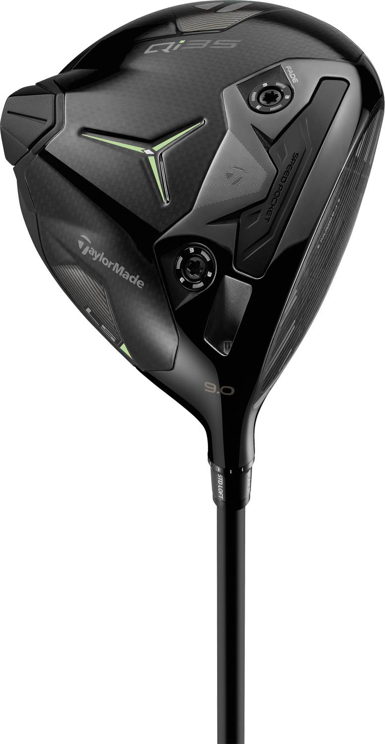 Taylormade Qi35 LS Designer Series Herre Driver - Sort - Højre - 9.0° - Mitsubishi Chemical Kai´li Blue CB Dark Waves 60 Stiff Grafit
