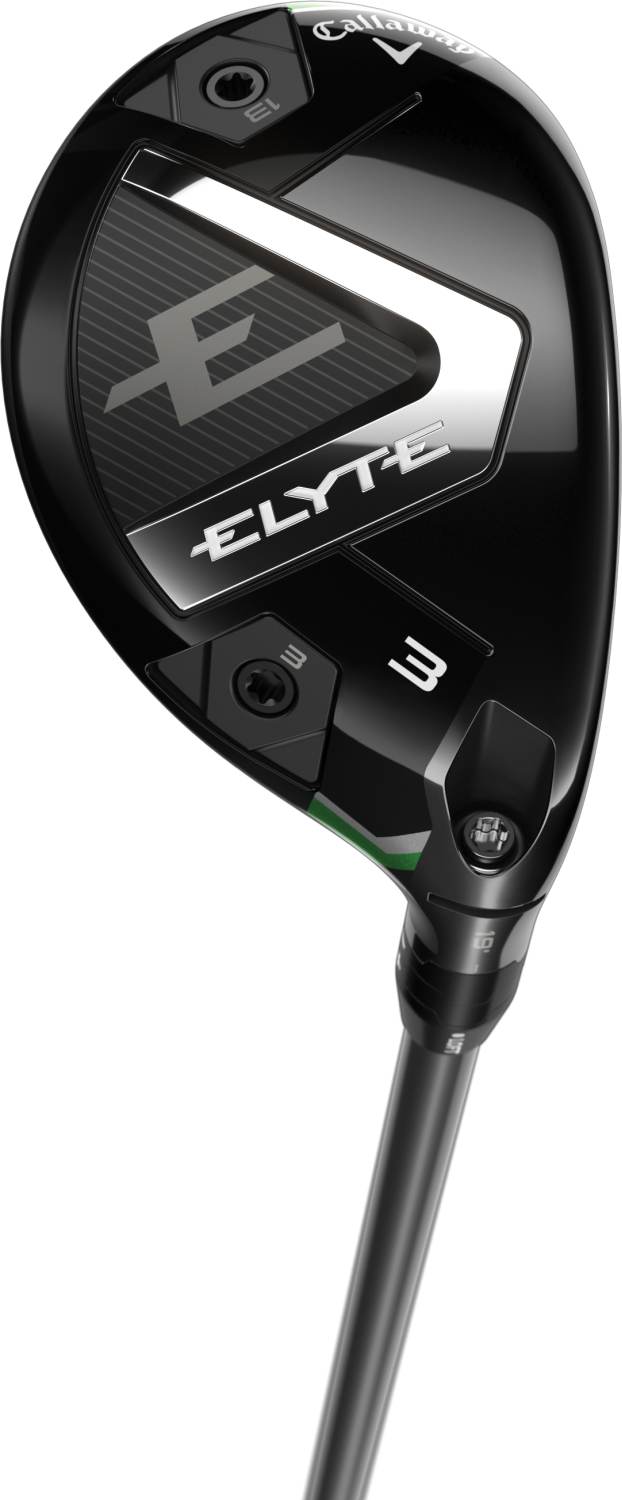Callaway Elyte Dame Hybridkølle - Sort - Højre - 22.0° (4 Kølle) - True Temper Eldio Blue/White IR/HYB 40 Dame Grafit