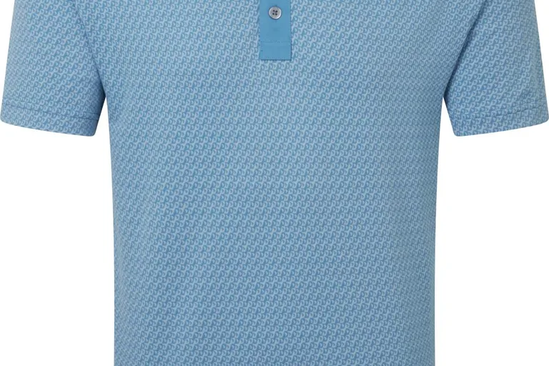 FootJoy Star Geo Jacquard Herre Poloshirt