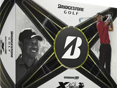 Bridgestone Tour B X Tiger Woods Edition Golfbolde - Hvid