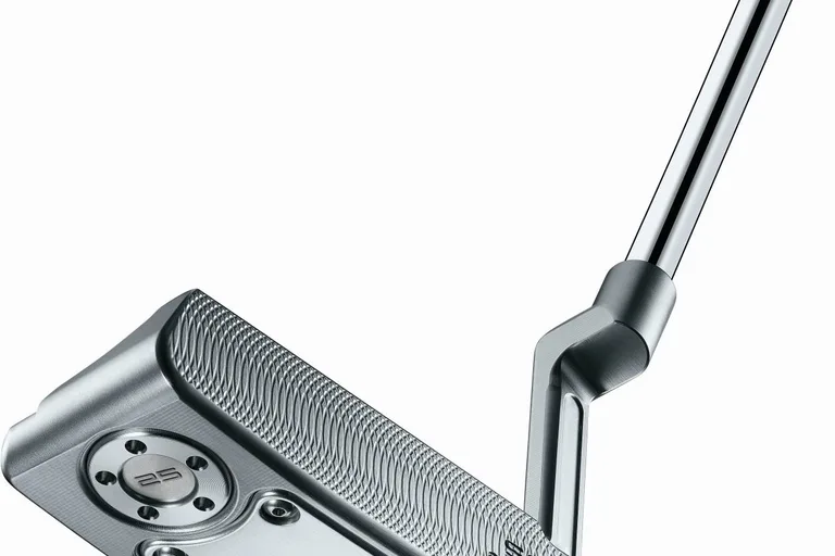 Scotty Cameron Super Select Squareback 2 Long Design Plumber Neck Putter - Chrome - Højre - Str. 38" - Scotty Cameron Full Contact Long Design (2024) Standard Sort