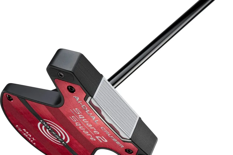 Odyssey Ai-Dual Square 2 Square Max 1/2 Ball Cruiser Straight Neck Putter - Black - Højre - Str. 38" - Odyssey Ai-Dual S2S Crusier (2026) Oversize Hvid/Sort