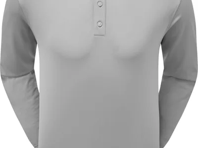 FootJoy Lightweight Sun Protection Pique Herre Poloshirt Langærmet