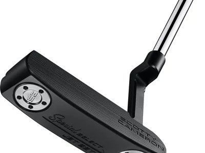 Scotty Cameron Special Select Jet Set Newport (2022) Plumber Neck Herre Putter - Black - Højre - Str. 35" - Scotty Cameron Pistolini Plus Standard Sort/Grå