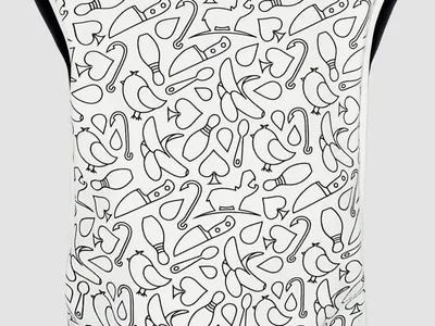 What Bunkers Standard White/Black Driver Headcover