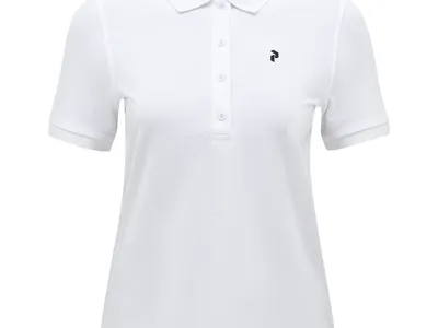 Peak Performance Polo klassisk bomuld, hvid