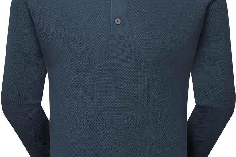 FootJoy Drirelease Button Placket Sweater Herre Pullover