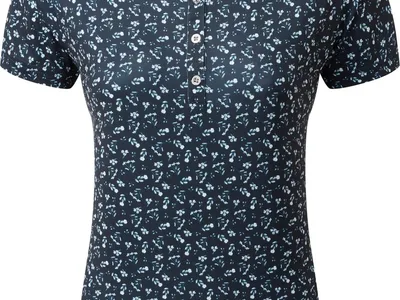 FootJoy Floral Print Lisle Dame Poloshirt