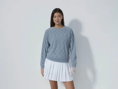 Daily Sports Terry Touch Sweatshirt Dame Pullover - Grey Melange - Str. S