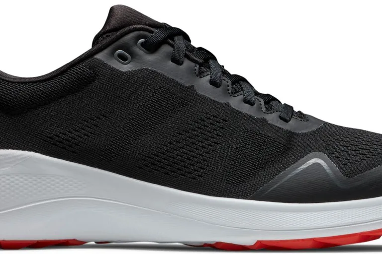 FootJoy Flex (2023) Herre Golfsko Uden Spikes - Black/White/Red - Str. 40 Normal
