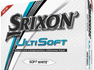 Srixon Ultisoft Logobolde - Hvid