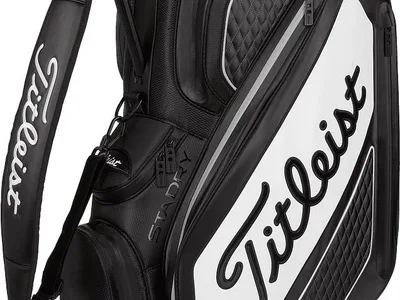 Titleist Tour Series Premium StaDry Vandtæt Vognbag - Black/White
