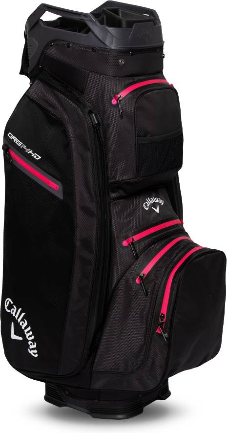 Callaway Org 14 HD (2025) Vandtæt Dame Vognbag - Black/Charcoal/Pink