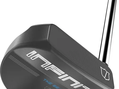Wilson Staff Infinite The Bean (2024) Single Bend Neck Dame Putter - Sort - Højre - Str. 33" - Wilson Staff COUNTERBALANCED (2022) Oversize Lyseblå/Hvid