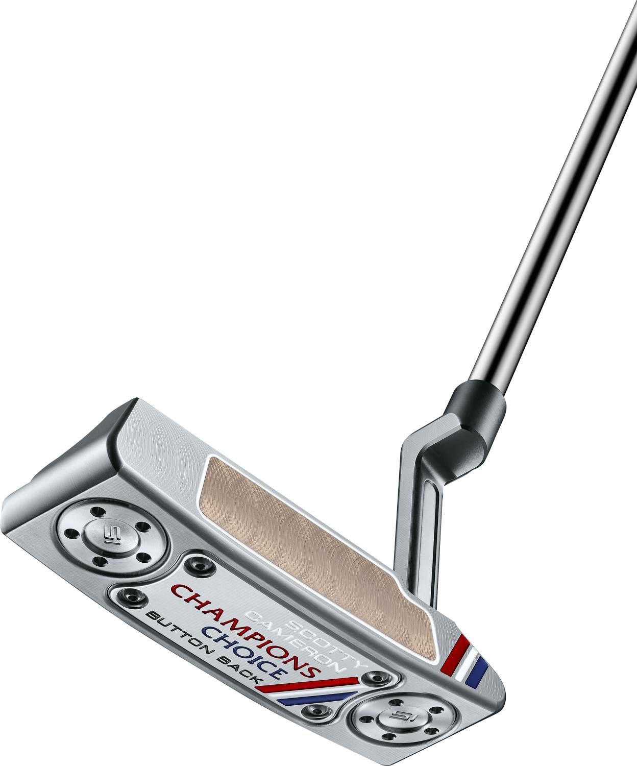 Scotty Cameron Champions Choice Newport 2 Plus Button Back (2023) Plumber Neck Putter