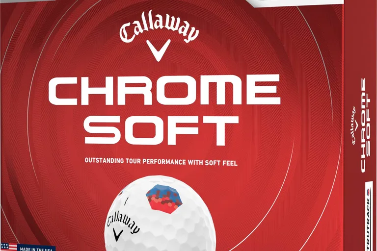 Callaway Chrome Soft Tru Track (2026) Golfbolde - White/Multi