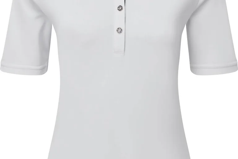 FootJoy Half Sleeve Solid Pique Dame Poloshirt
