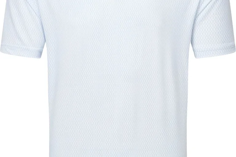 FootJoy Irongate Print Lisle Herre Poloshirt