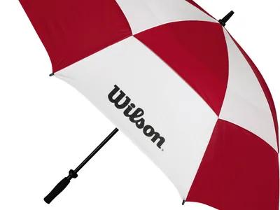 Wilson Staff Double Canopy 62" Paraply - White/Red