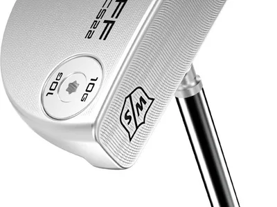 Wilson Staff Staff Model CS22 Straight Neck Putter - Chrome - Højre - Str. 34" - Wilson Staff Deep Etched (2023) Standard Grå