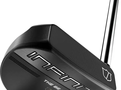 Wilson Staff Infinite The Bean (2024) Single Bend Neck Herre Putter - Sort - Højre - Str. 34" - Wilson Staff COUNTERBALANCED (2022) Oversize Sort/Hvid/Rød