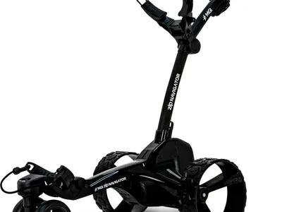 MGI Zip X7 Navigator (2024) Elektrisk golfvogn - Black - 299Wh, 24v (27 Huller)