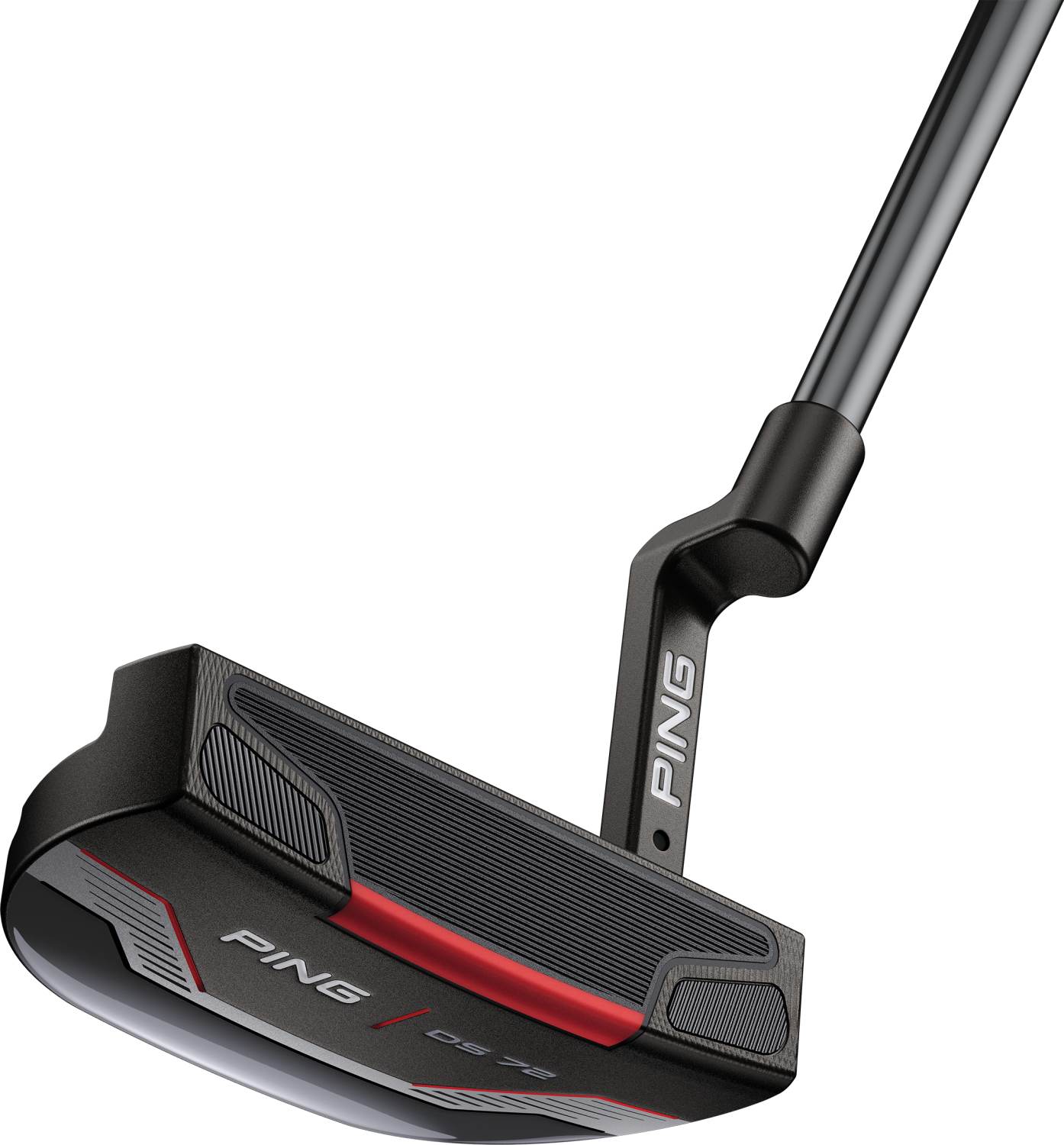 Ping DS72 (2021) Plumber Neck Putter - Black - Højre - Str. 34" - Ping PP58 Midsize Sort/Hvid