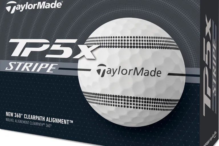 Taylormade TP5x Stripe Golfbolde - Hvid
