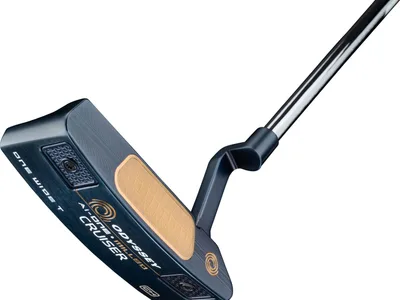 Odyssey Ai-One Milled Cruiser One Wide Plumber Neck Putter - Blå - Højre - Str. 38" - Odyssey Ai-ONE Milled (2025) Midsize Hvid/Blå