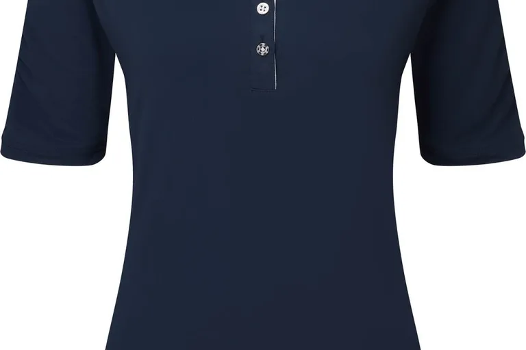FootJoy Half Sleeve Ruched Lisle Dame Poloshirt