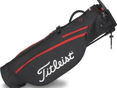 Titleist Premium Carry Bærebag - Black/Black/Red